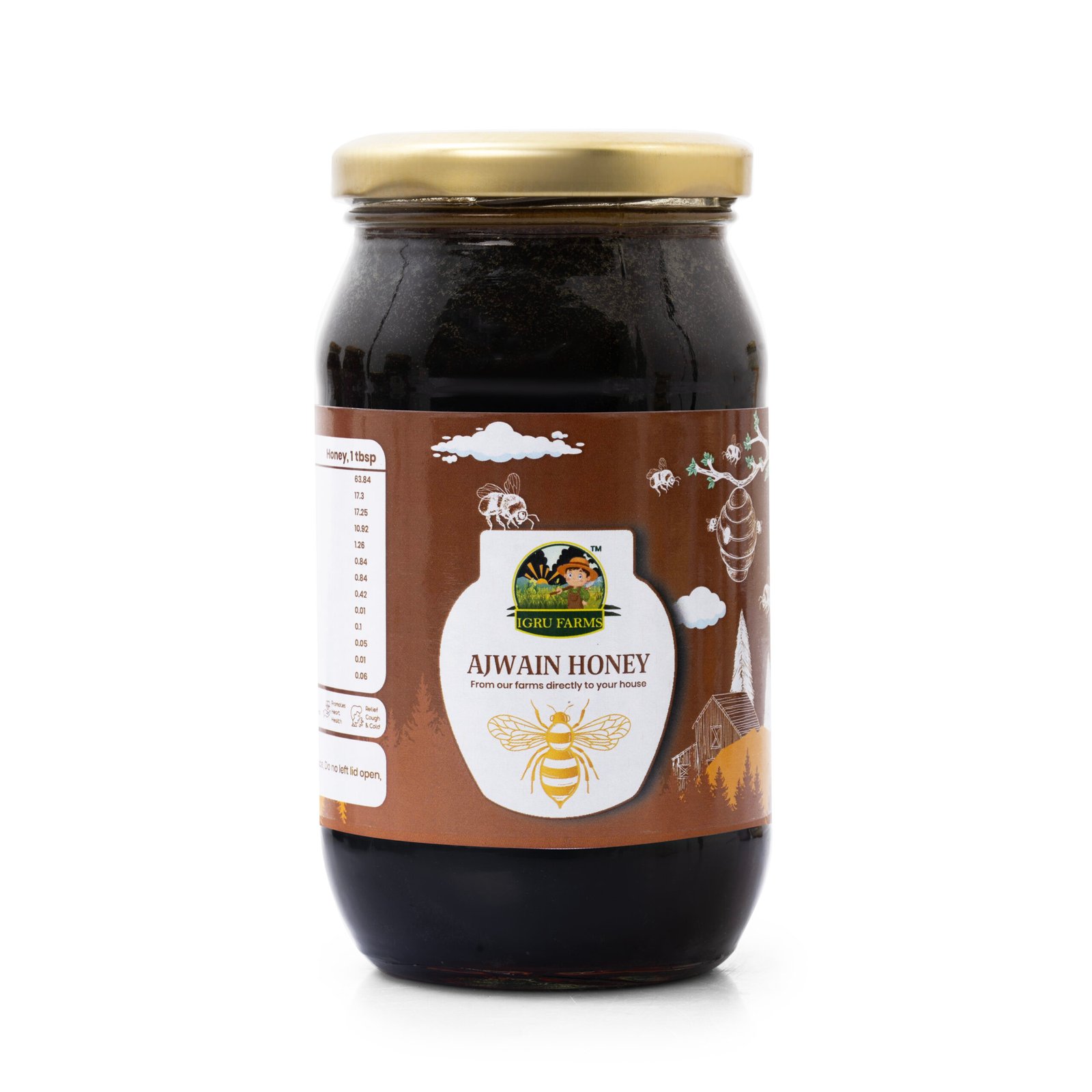 Ajwain Honey for Gut Health {500g}
