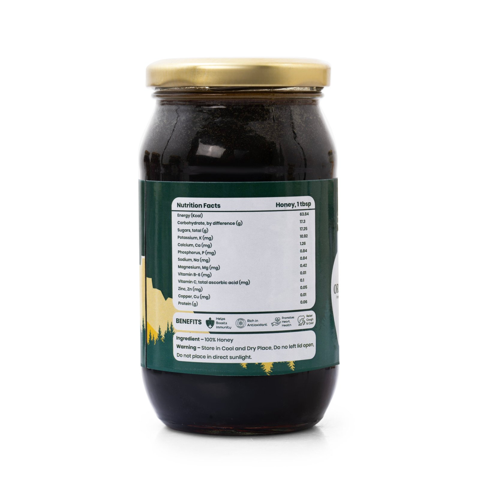 Organic Multi-Flora Honey, 100% Pure {500g} - Image 4