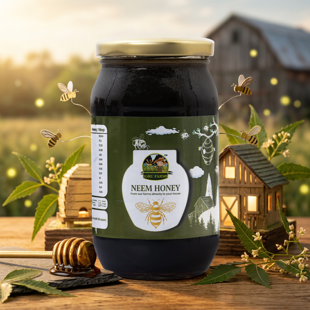 Neem Honey | Rare Wild Blossom Nectar from the Himalayas {500g} - Image 6