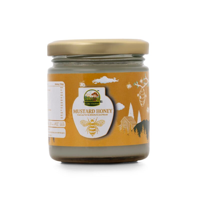 White Mustard Honey, Creamy Mustard Honey {250g}