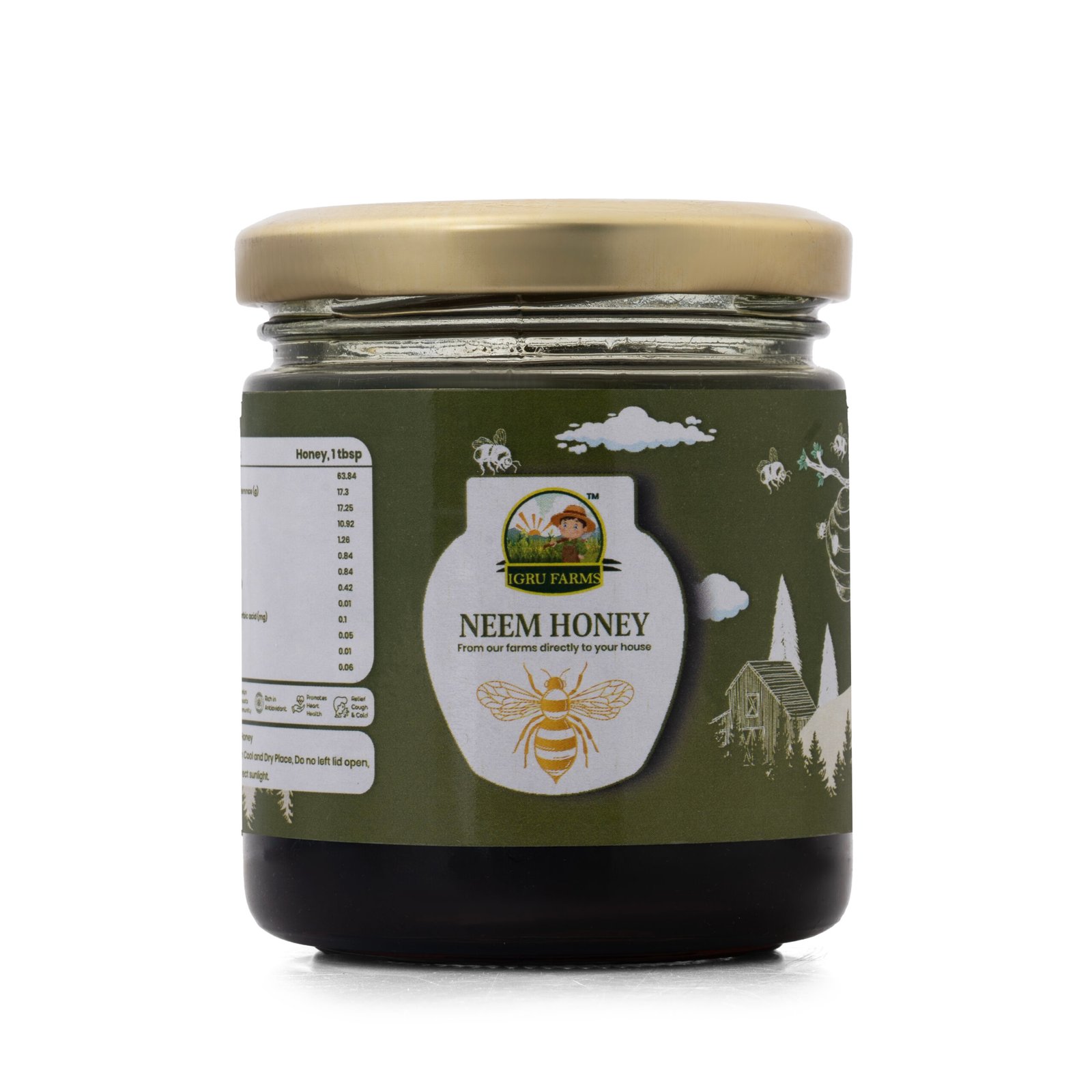 Neem Honey | Rare Wild Blossom Nectar from the Himalayas {250g}