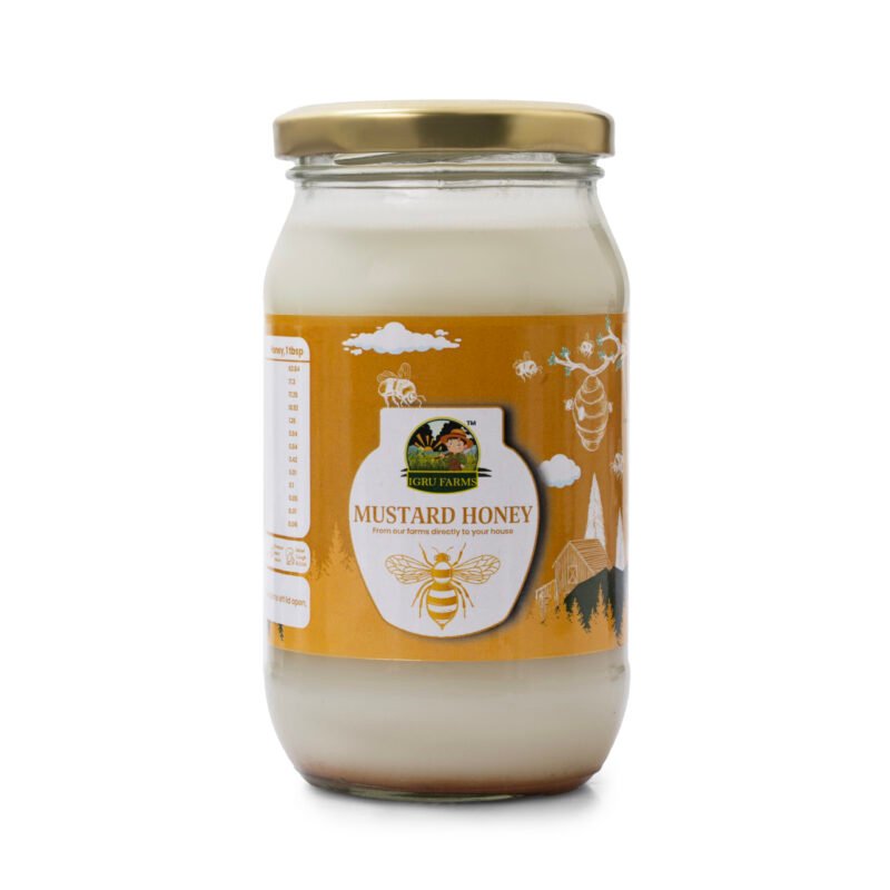 White Mustard Honey, Creamy Mustard Honey {500g}