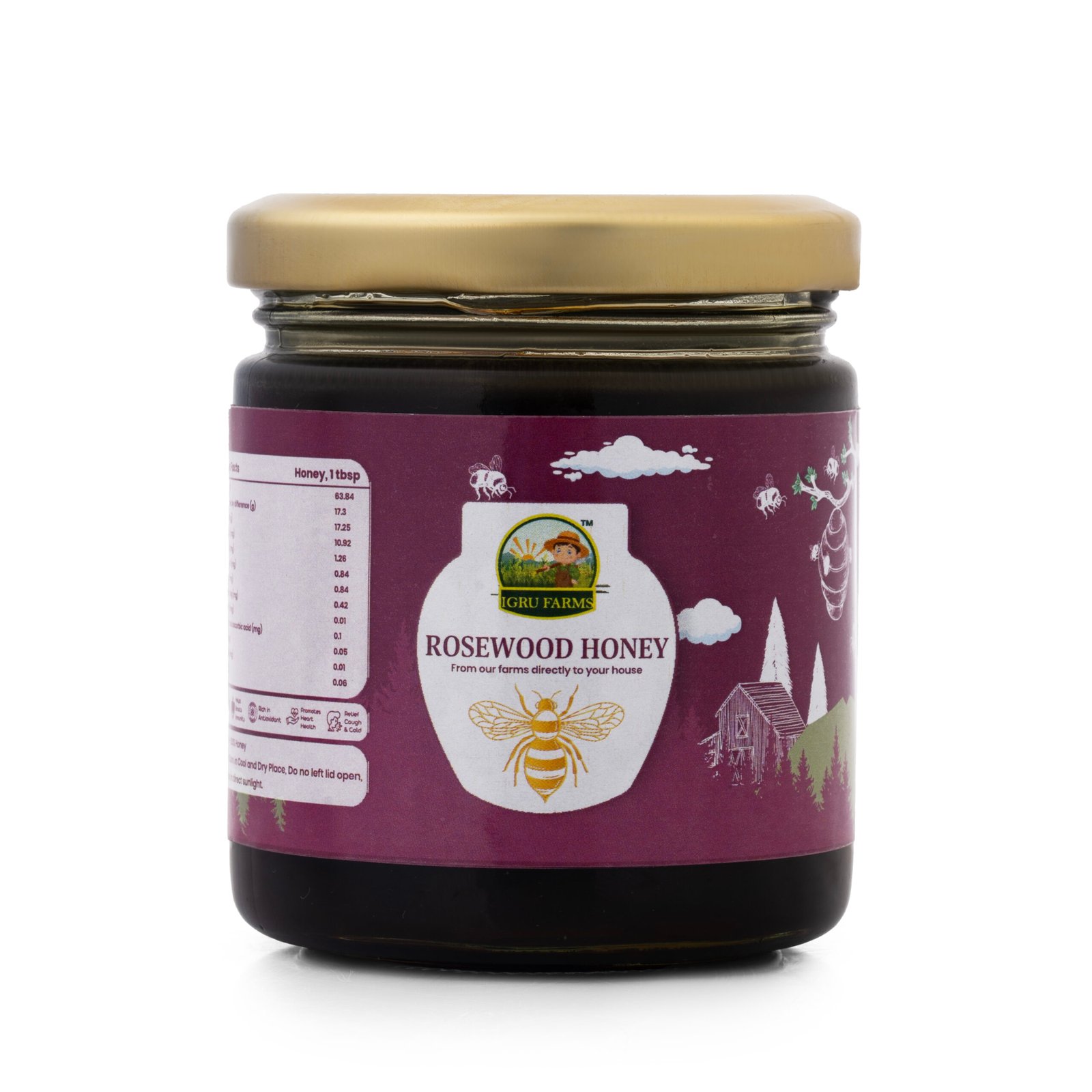 Rosewood Honey | Rare Sheesham Blossom Nectar {250g}