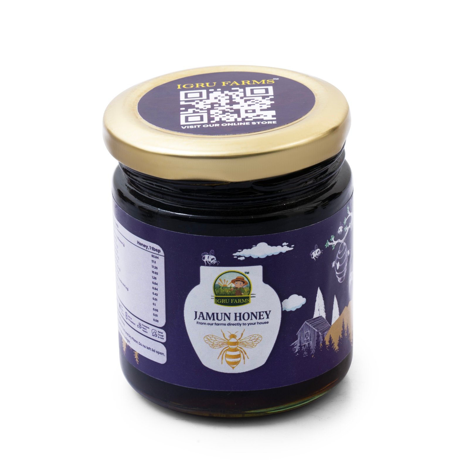 Jamun Honey | Pure Black Plum Blossom Honey {250g} - Image 5